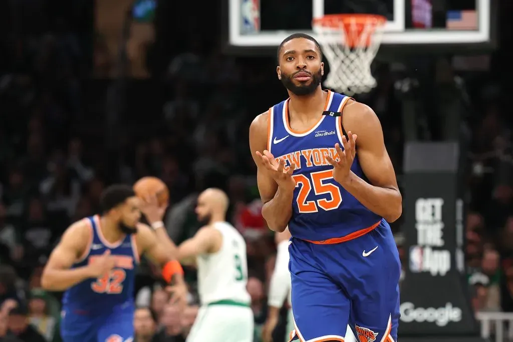 Mikal Bridges, jugador de New York Knicks (GETTY IMAGES)