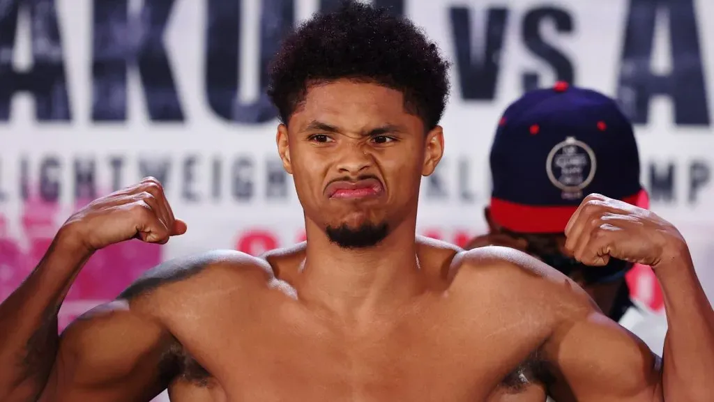 Shakur Stevenson no es respetado por el mundo del boxeo pese a haber sido campeón de tres divisiones. (GETTY IMAGES)