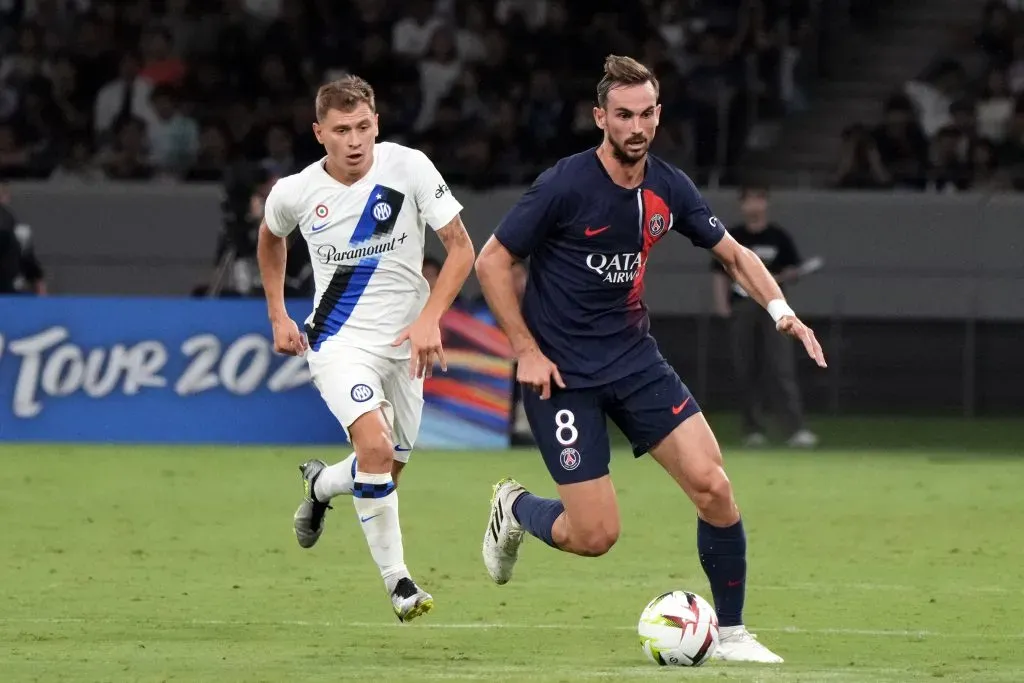 Inter de Milán vs. PSG en un amistoso de pretemporada de 2023 (GETTY IMAGES)