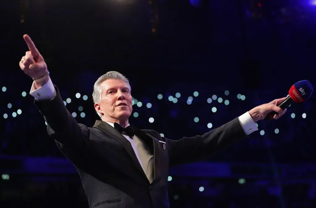 Michael Buffer, histórico presentador de boxeo (GETTY IMAGES)
