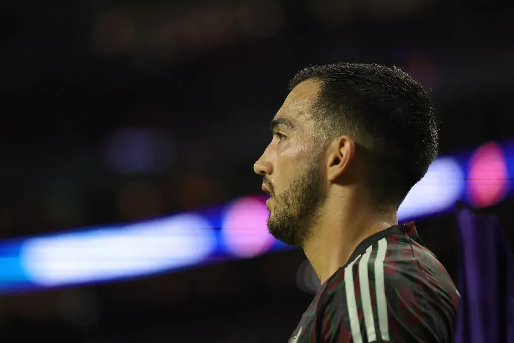 Luis Chávez jugando para México (Getty Images)