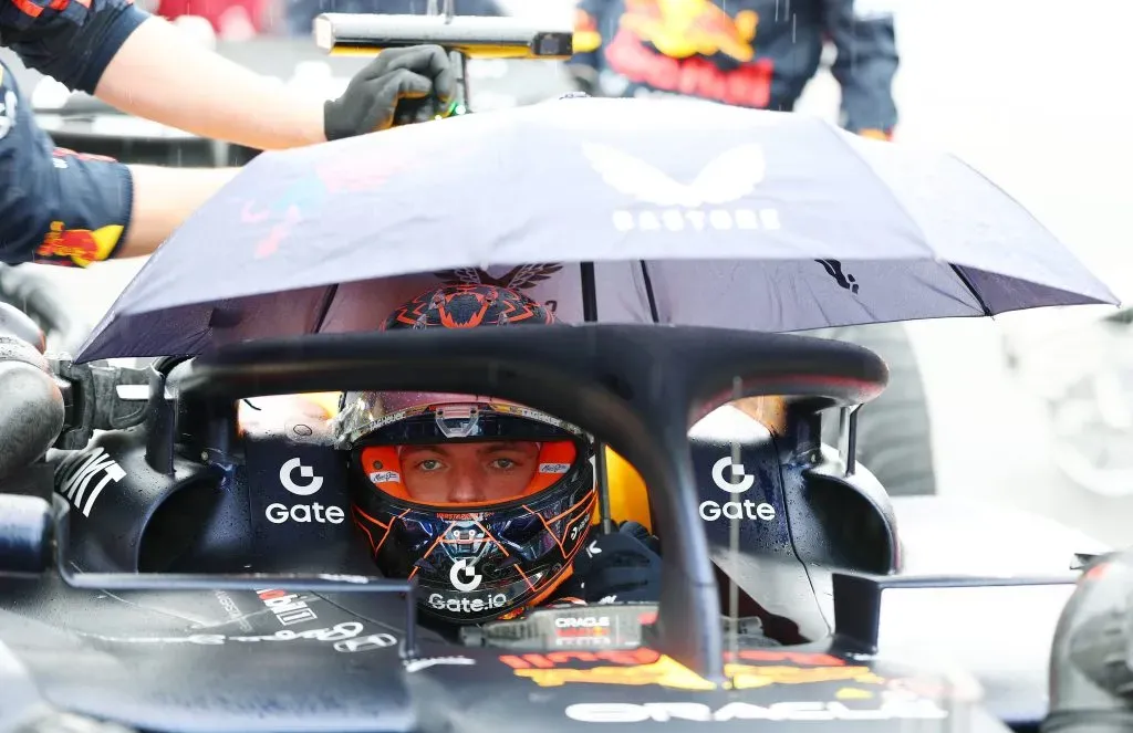 Max Verstappen en Spa-Francorchamps (GETTY IMAGES)