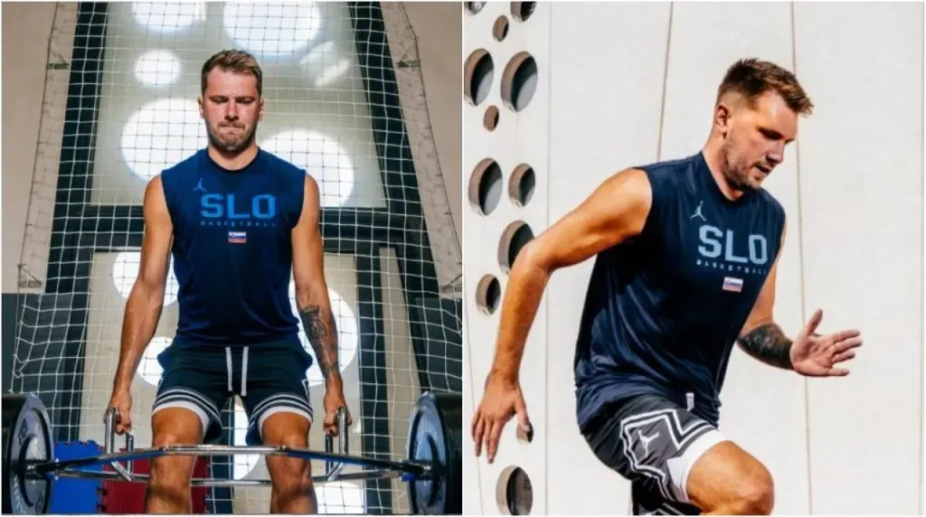 El cambio físico de Luka Doncic. (Foto: https://www.menshealth.com)