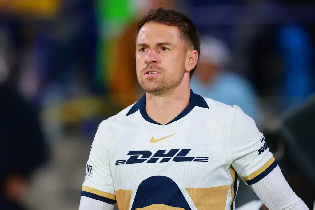 Aaron Ramsey jugó seis partidos en Pumas y anotó un gol hasta el momento. (Getty Images)