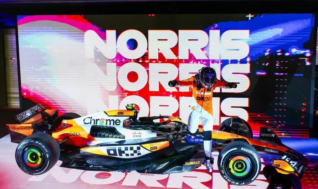 Lando Norris ganó la carrera del GP de Singapur 2024 (GETTY IMAGES)