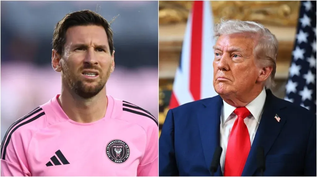Lionel Messi y Donald Trump tiene fortunas muy distintas. (Foto: Getty Images)