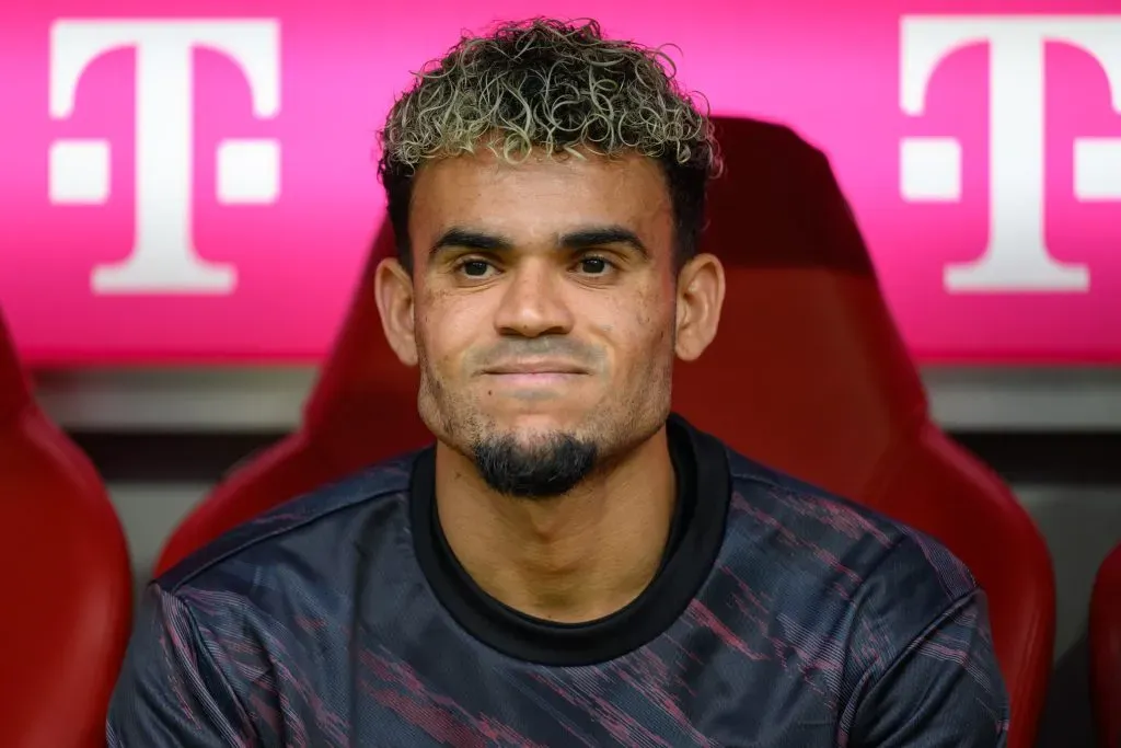 Luis Díaz en el banquillo de Bayern Múnich