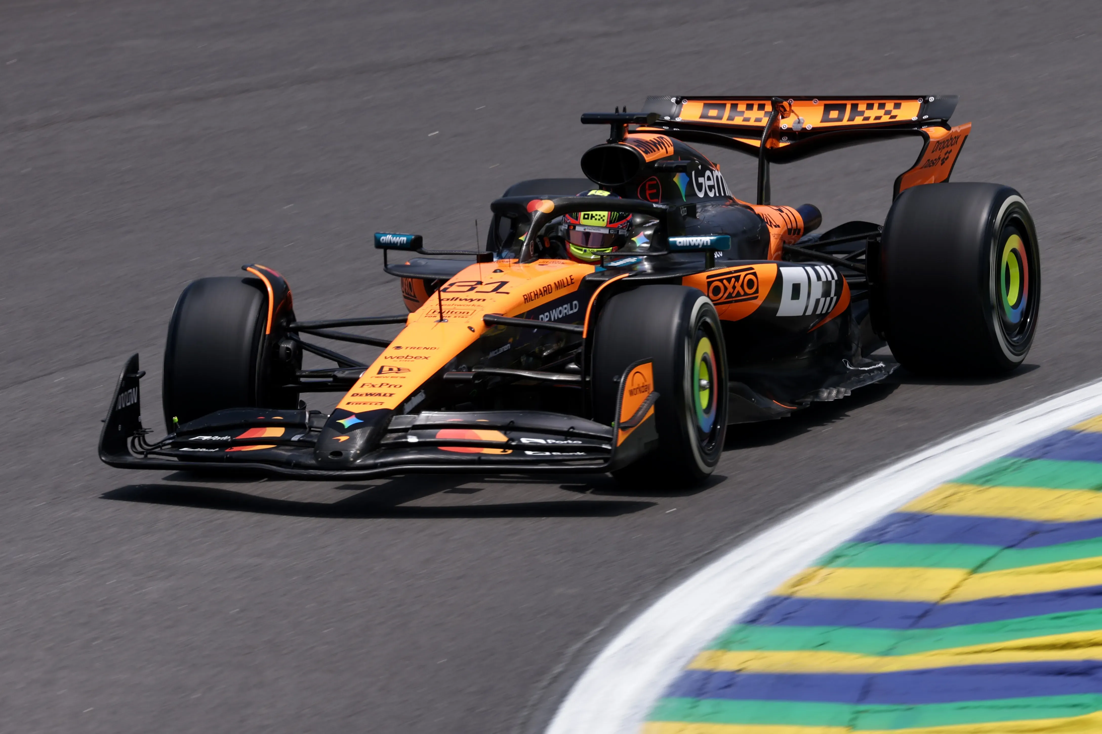 Oscar Piastri en Interlagos (GETTY IMAGES)