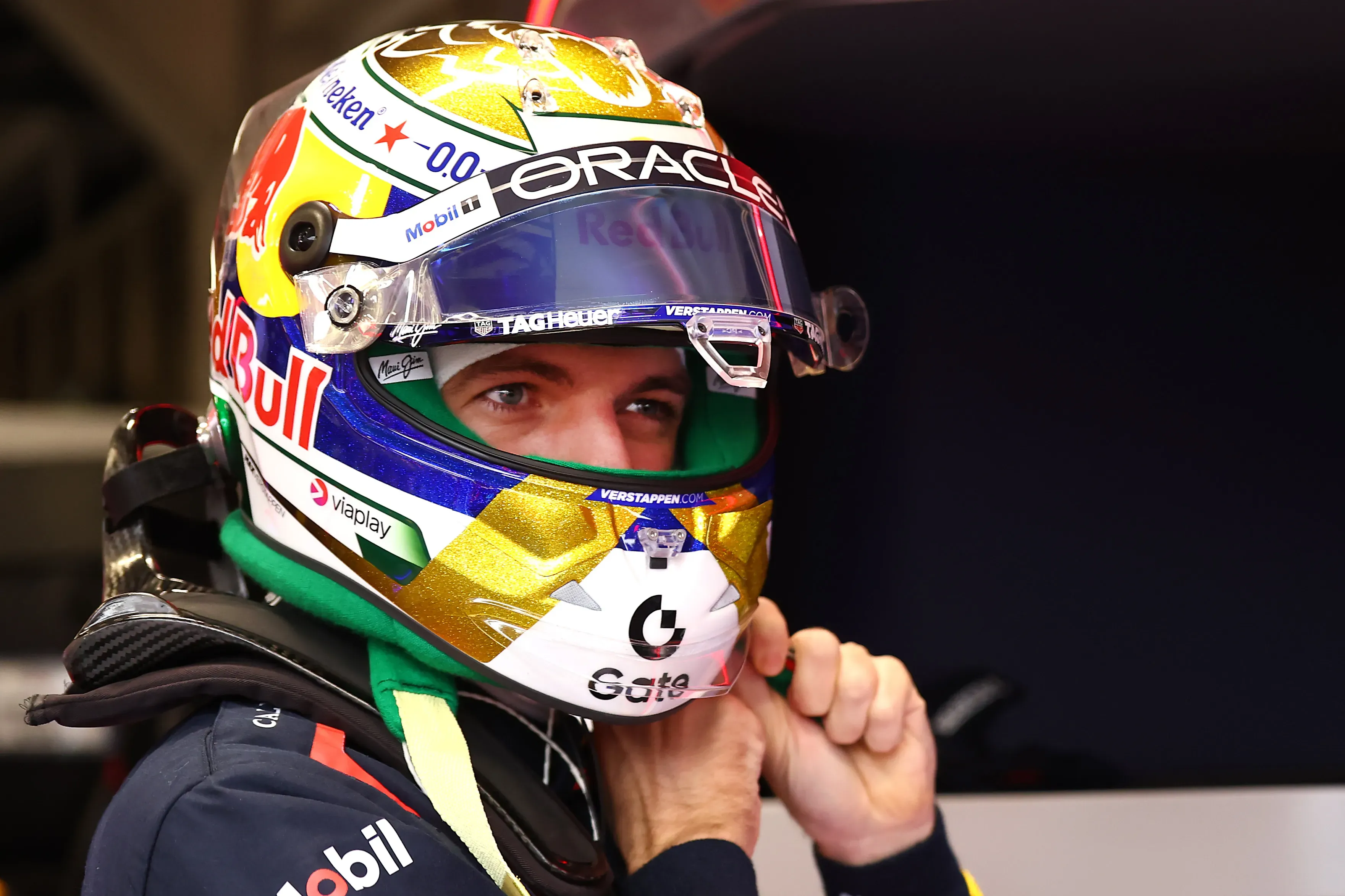 Max Verstappen en el Gran Premio de Brasil 2025 (GETTY IMAGES)