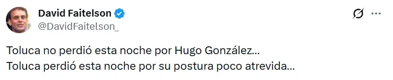 El comentario de David Faitelson (X)