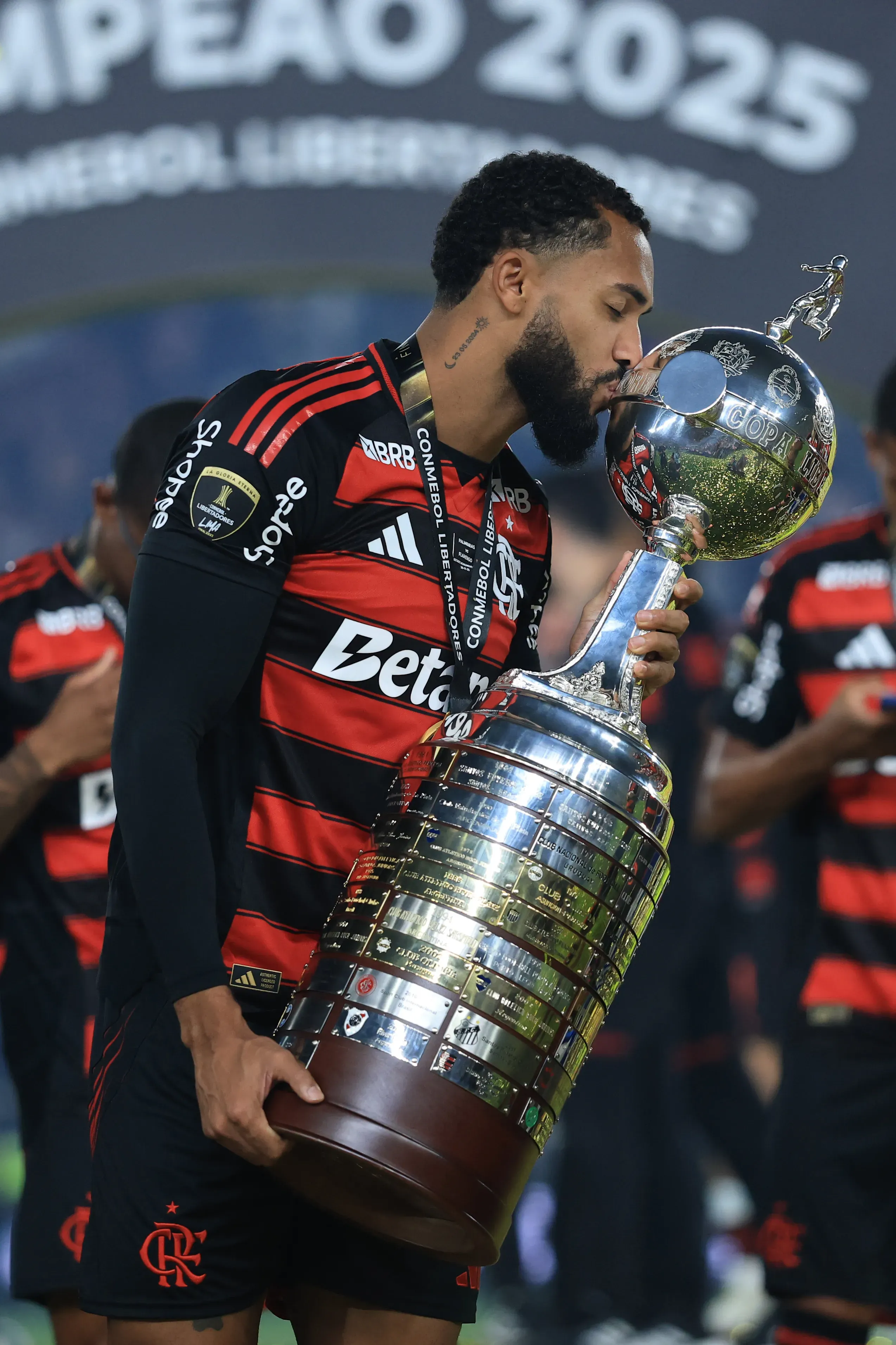 Juninho ganó la Copa Libertadores 2025 con Flamengo (Getty Images)