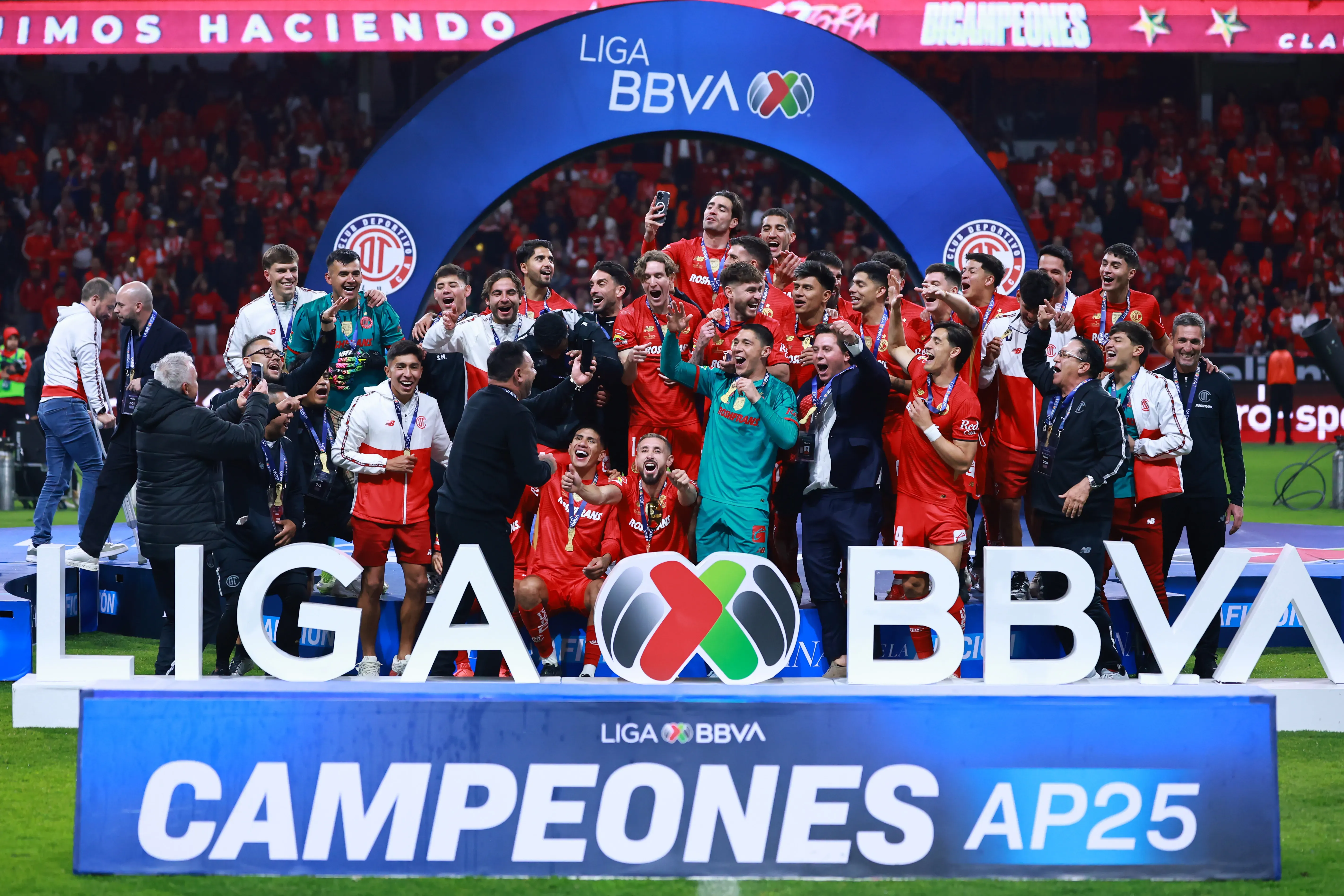 Toluca bicampeón de la Liga MX (Getty Images)