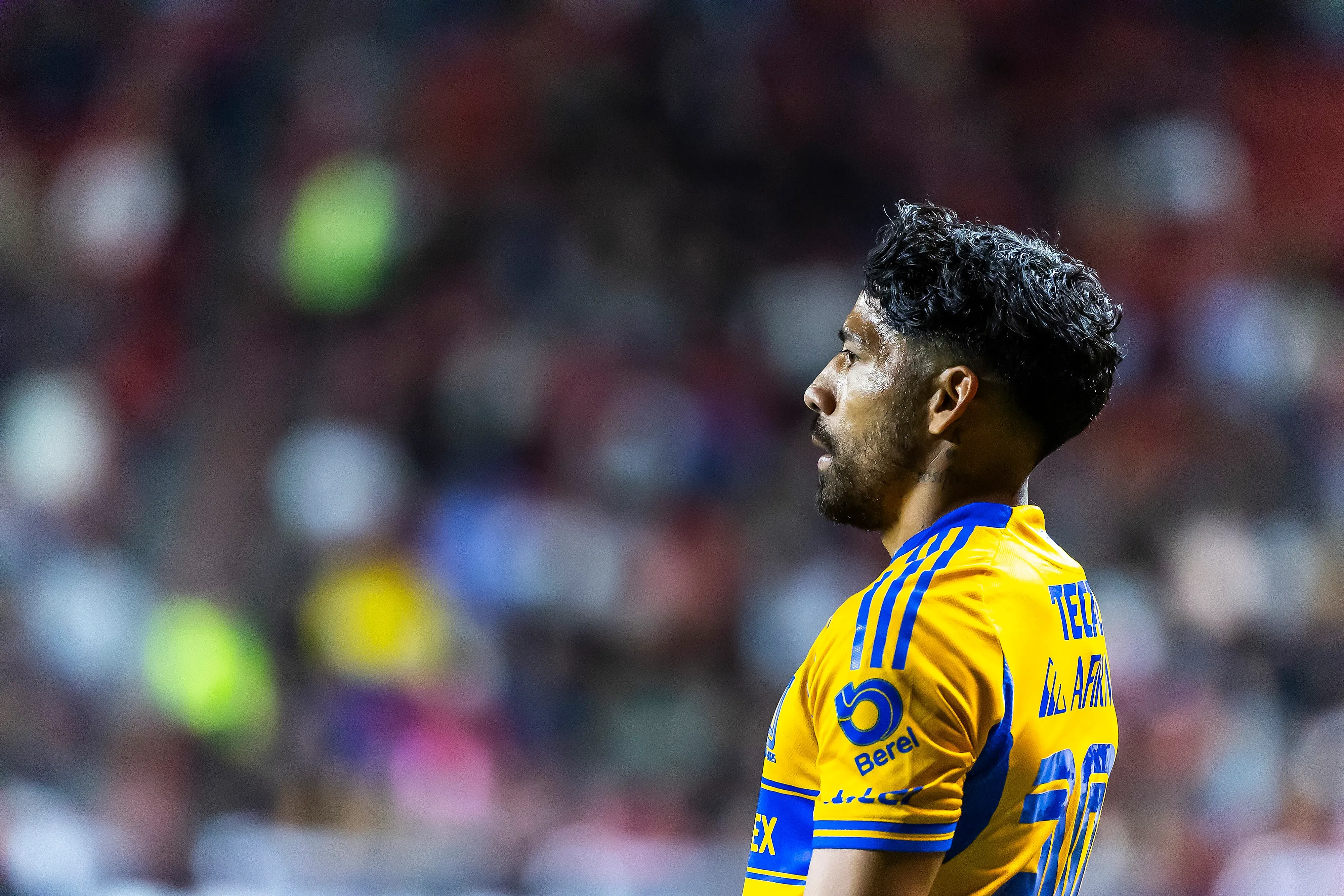 Javier Aquino durante su última etapa en Tigres (Getty Images)