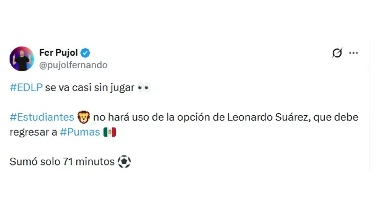 Leo Suárez tendrá que volver a presentarse en UNAM