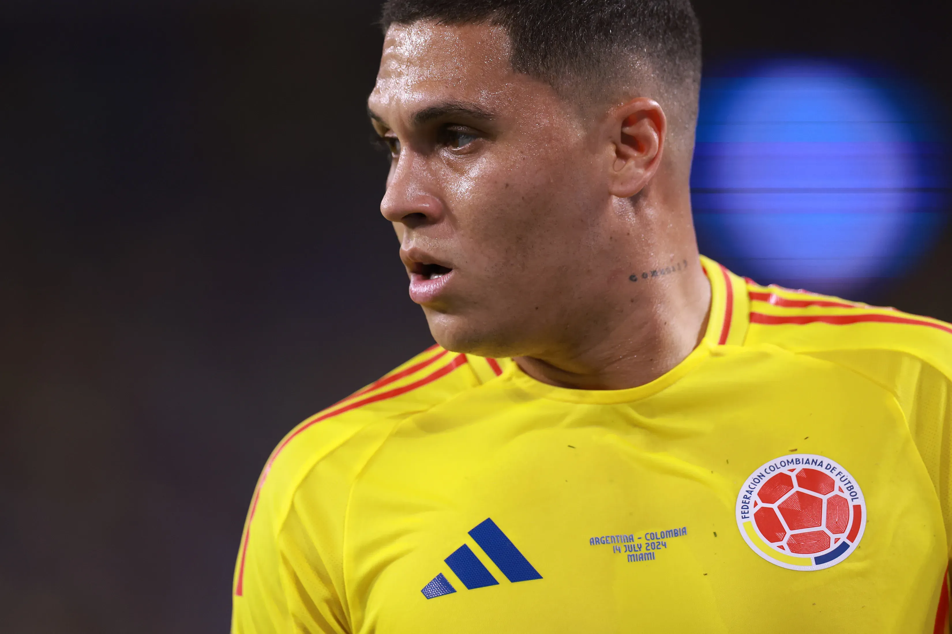 Juan Fernando Quintero en la final de la Copa América 2024 (GETTY IMAGES)