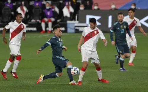 Zambrano frente a Argentina. Foto: Getty
