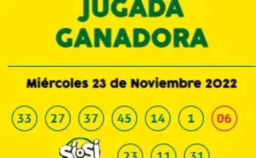 Tinka 23 de noviembre