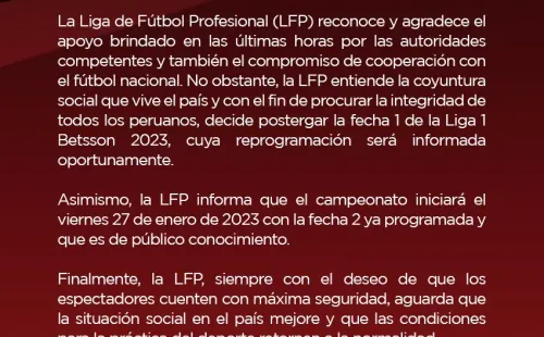 Foto: Prensa Liga 1.