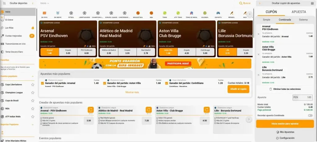 inkabet deportes opiniones