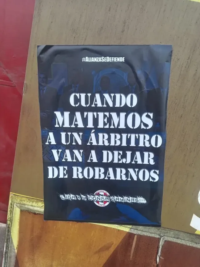 Amenazas contra arbitros peruanos. (Foto: JUAN MANUEL ACOSTA).