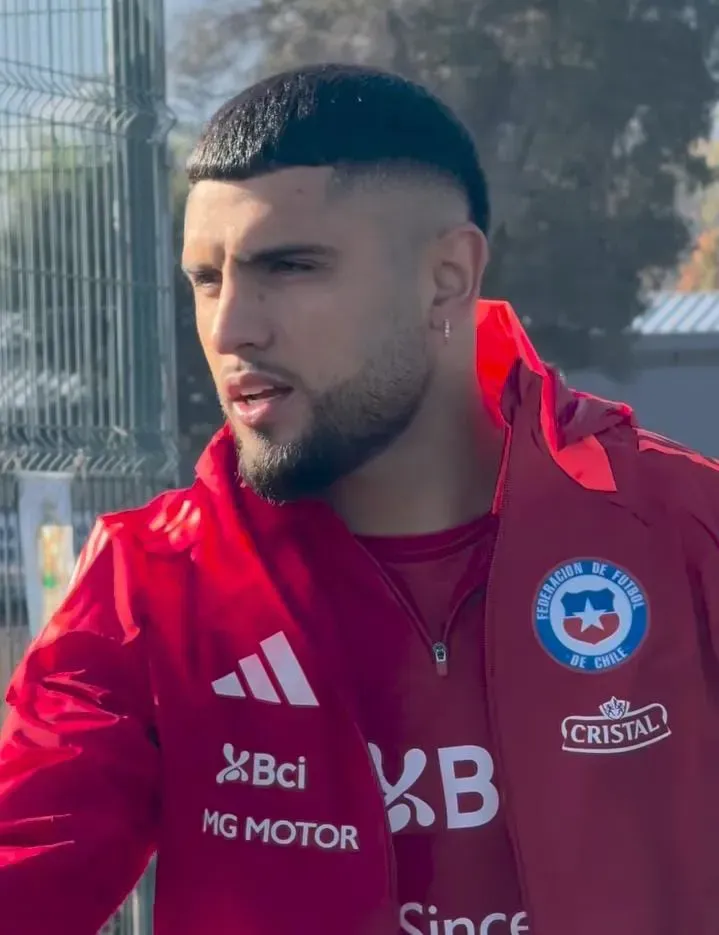 Rodrigo Ureña en la Selección Chilena. (Foto: X).