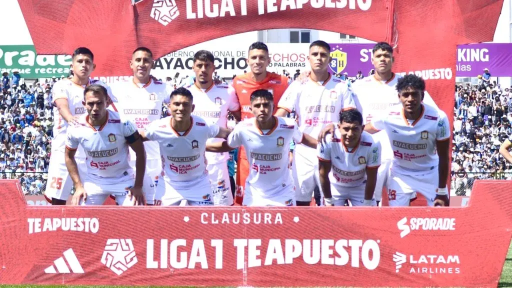 Ayacucho FC, en uno de sus últimos partidos en Liga 1.