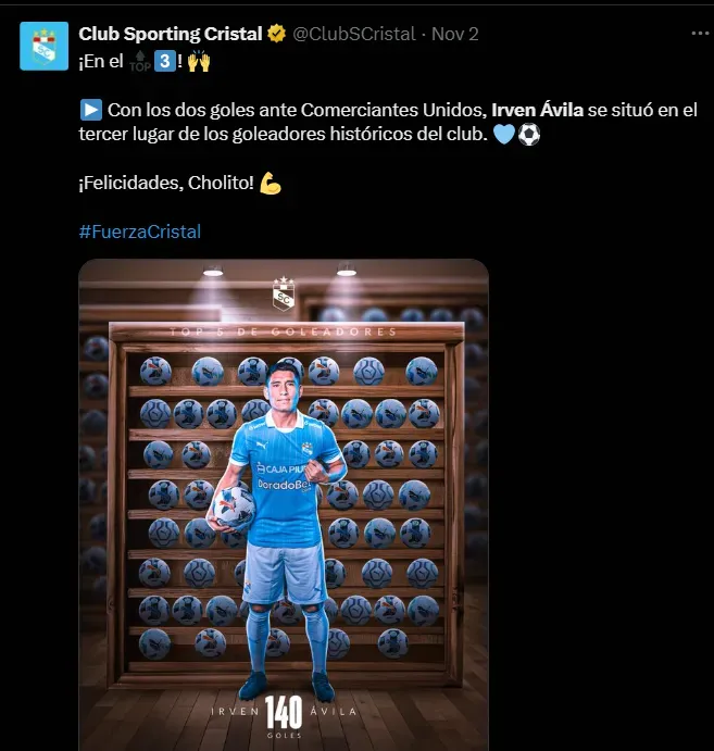 Fuente:@ClubSCristal