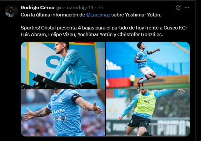 Fuente: @cernarodrigo14