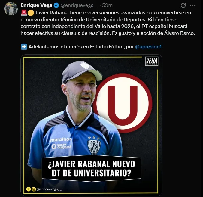 Fuente: @enriquevega__