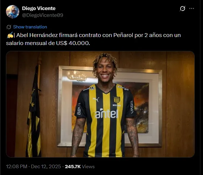 Fuente: @DiegoVicente09