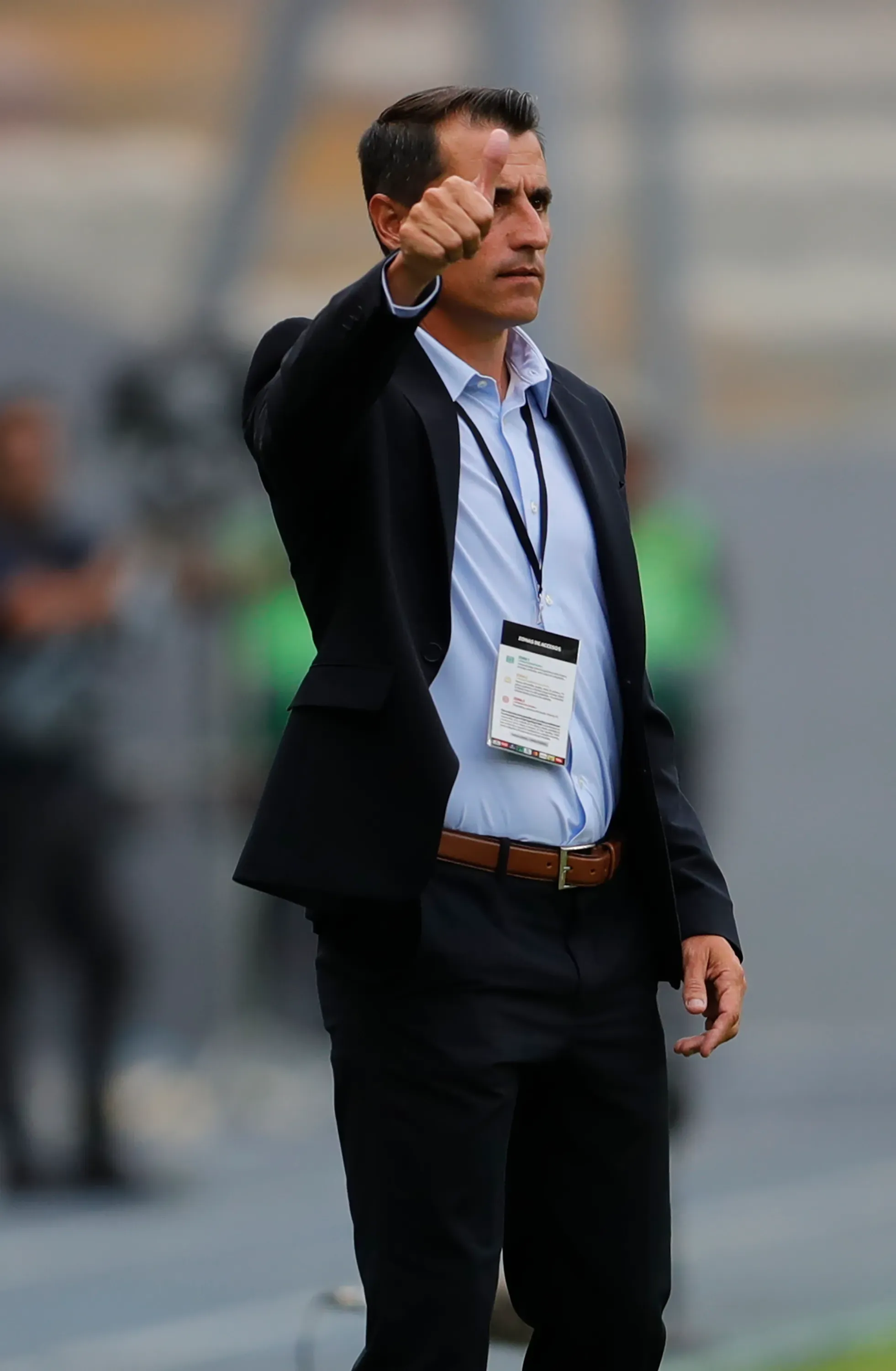 Guillermo Farre siendo entrenador de Sporting Cristal en Copa CONMEBOL Libertadores 2025. (Photo by Daniel Apuy/Getty Images)