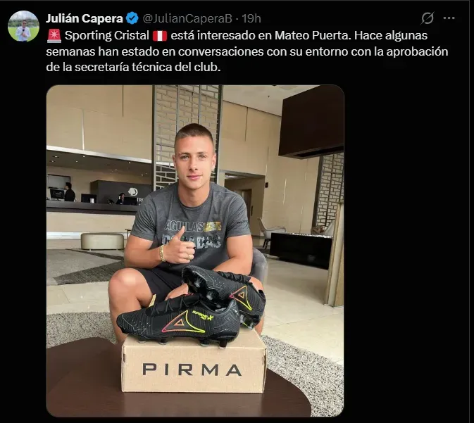 Fuente: @JulianCaperaB