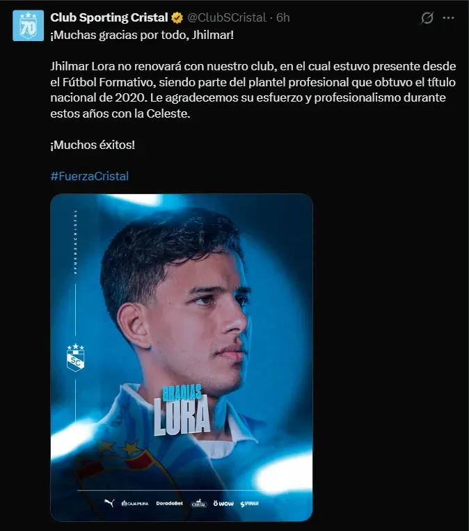 Fuente: @ClubSCristal