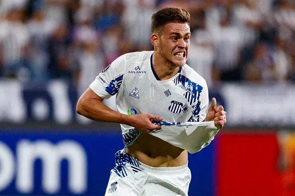 Federico Girotti festejando un gol con Talleres. (Foto: Getty Images)