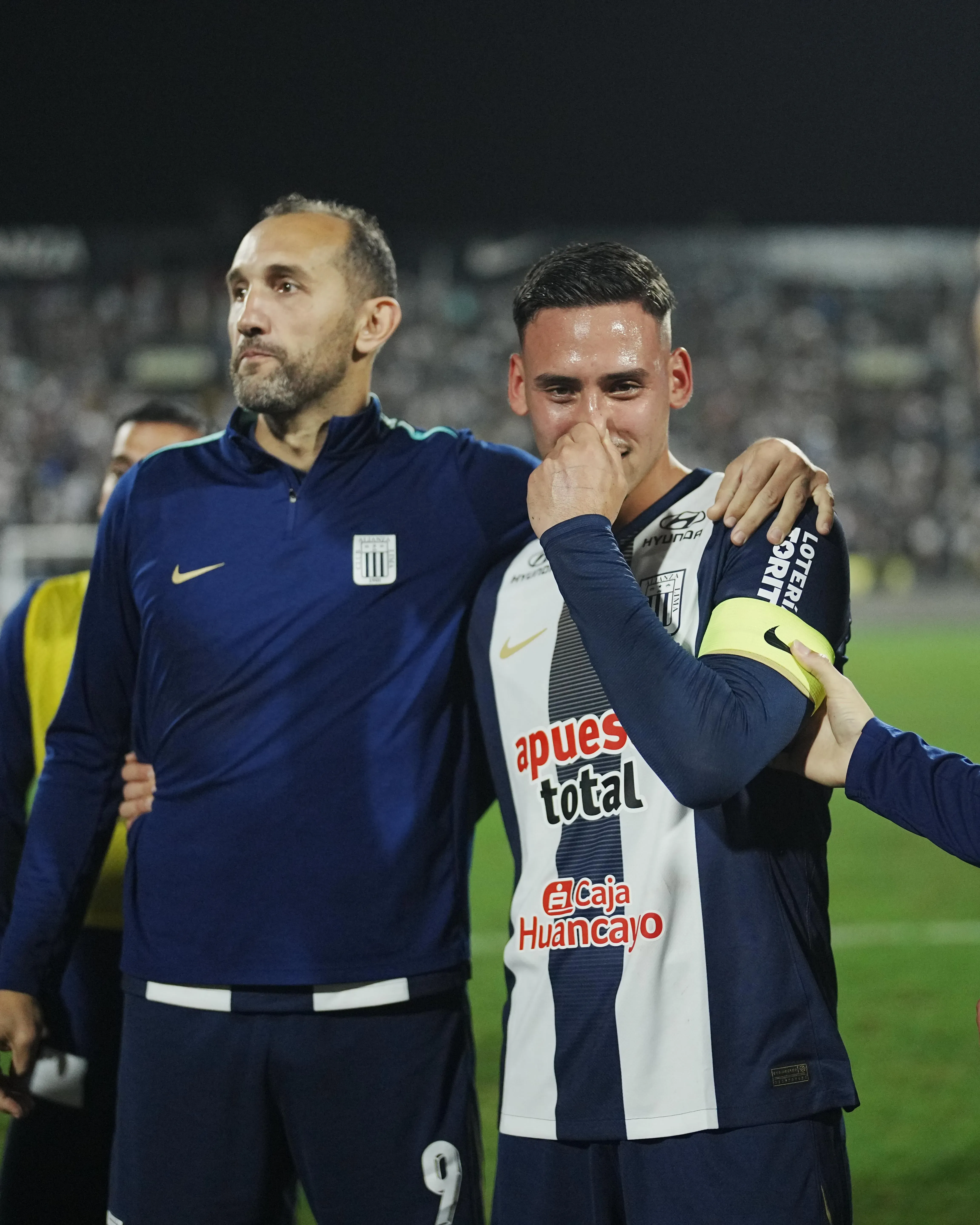Hernán Barcos y Erick Noriega jugando en Alianza Lima. (Foto: Liga 1)