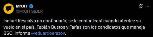 Cambio de entrenador en Barcelona SC.