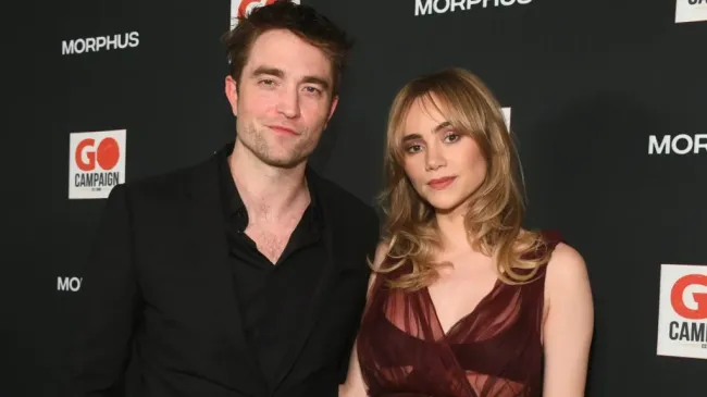 Robert Pattinson and Suki Waterhouse attend the GO Campaign's Annual Gala 2023.