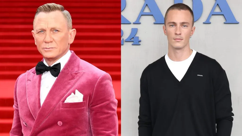 Drew Starkey and Daniel Craig