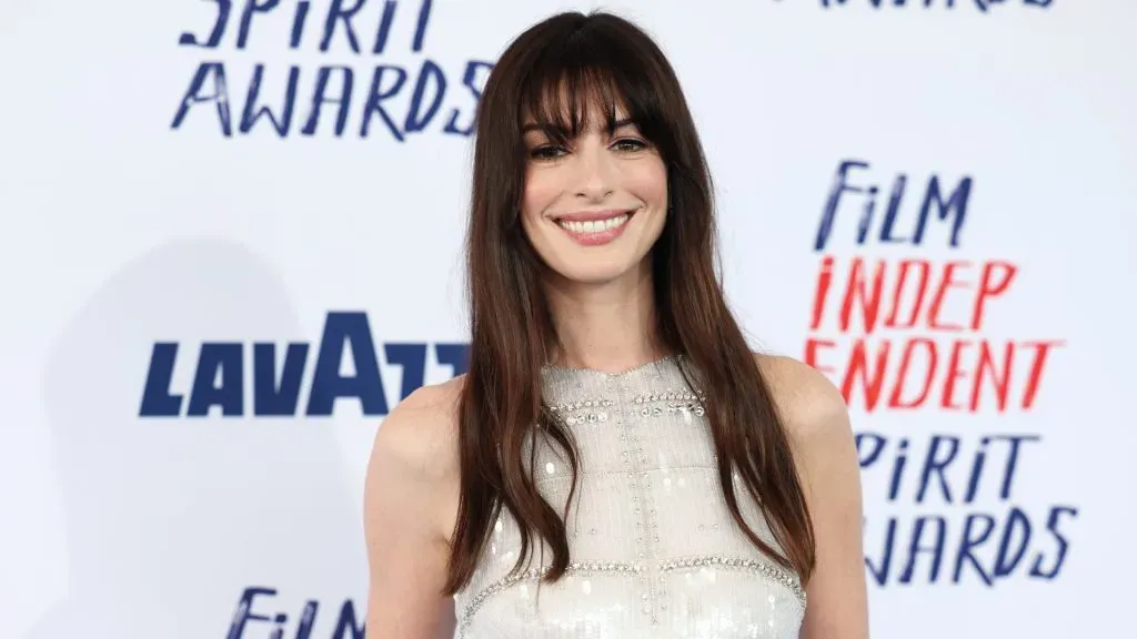 Anne Hathaway attends the 2024 Film Independent Spirit Awards on February 25, 2024. (Source: Monica Schipper/Getty Images)