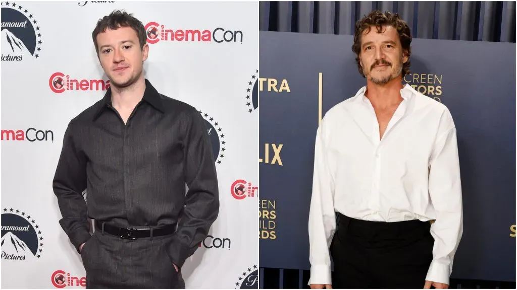 Joseph Quinn and Pedro Pascal are part of the cast of Gladiator 2 (Alberto E. Rodriguez/Getty Images/Frazer Harrison/Getty Images)