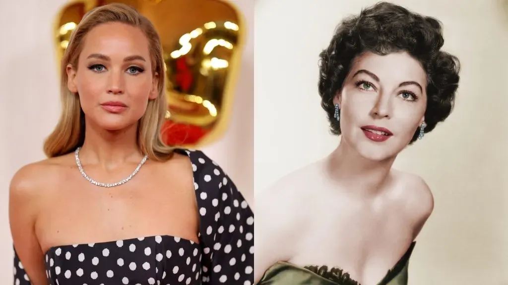 Jennifer Lawrence attends the 96th Annual Academy Awards — Ava Gardner. (Source: Mike Coppola/Getty Images — IMDb)