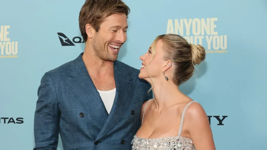 Glen Powell and Sydney Sweeney attend Columbia Pictures'