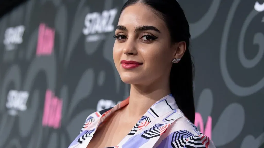 Melissa Barrera attends the LA premiere of Starz'