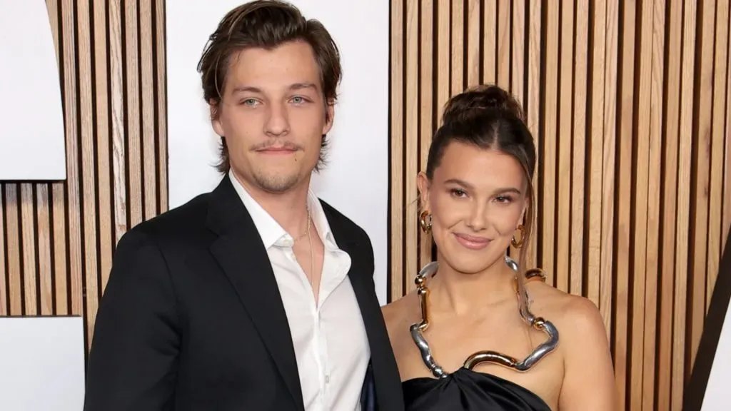 Jake Bongiovi and Millie Bobby Brown attend Glamour Women of the Year 2023 at Jazz at Lincoln Center on November 07, 2023. (Source: Dimitrios Kambouris/Getty Images for Glamour)