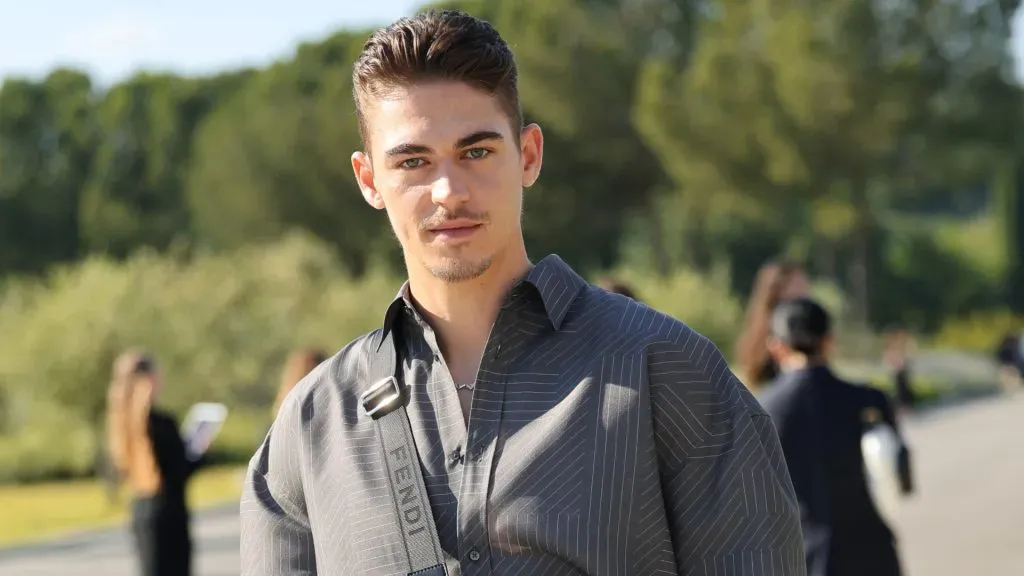 Hero Fiennes Tiffin attends a photocall during Fendi Men’s SS24 Fashion Show. (Source: Jacopo M. Raule/Getty Images for Fendi)