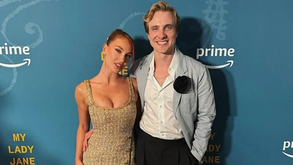 Henry Ashton and Emily-Rose Best at the My Lady Jane premiere. (Source: @emilyrosebest_)