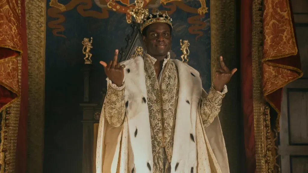 Jordan Peters as King Edward in My Lady Jane. (Source: IMDb)