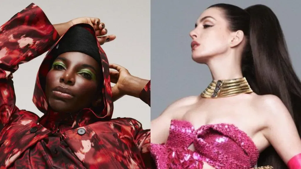 Anne Hathaway and Michaela Coel. (Source: @FilmUpdates)