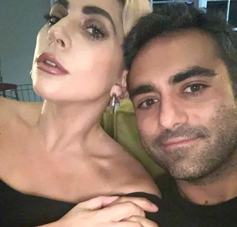 Lady Gaga and Michael Polansky. (Source: @PopBase)