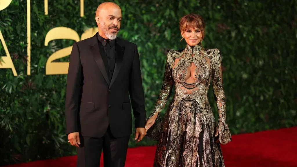 Van Hunt and Halle Berry attend the red carpet on the closing night of the Red Sea International Film Festival 2023. (Source: Tim P. Whitby/Getty Images for The Red Sea International Film Festival)